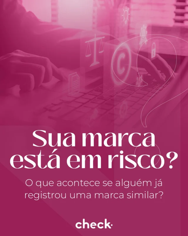 Você sabia que uma marca similar já registrada pode impactar os planos do seu negócio?

Se você planeja registrar uma marca, é fundamental realizar uma busca detalhada para garantir que ela não infrinja direitos de terceiros. Um registro semelhante pode resultar em conflitos legais, retirada de produtos do mercado ou proibição de uso da marca.

Para evitar problemas, sempre consulte profissionais especializados que podem ajudar a avaliar o seu caso. 

A proteção é essencial para o sucesso do seu negócio. 

Conte com a gente para o registro e segurança da sua marca!

#RegistroDeMarca #IdentidadeDaMarca #Empreendedorismo #ProteçãoDeMarca 
#CheckRegistros